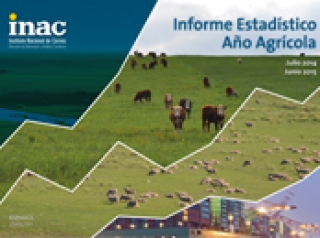 Selección de estadísticas del ejercicio agrícola Existencias, Faena, Precios y Exportaciones.